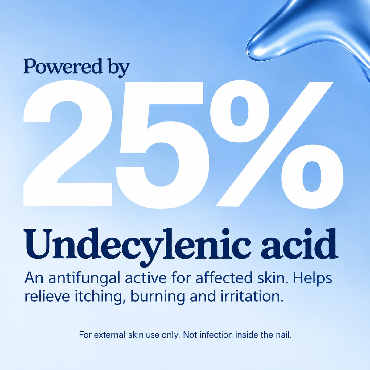 25% undecylenic acid antifungal active